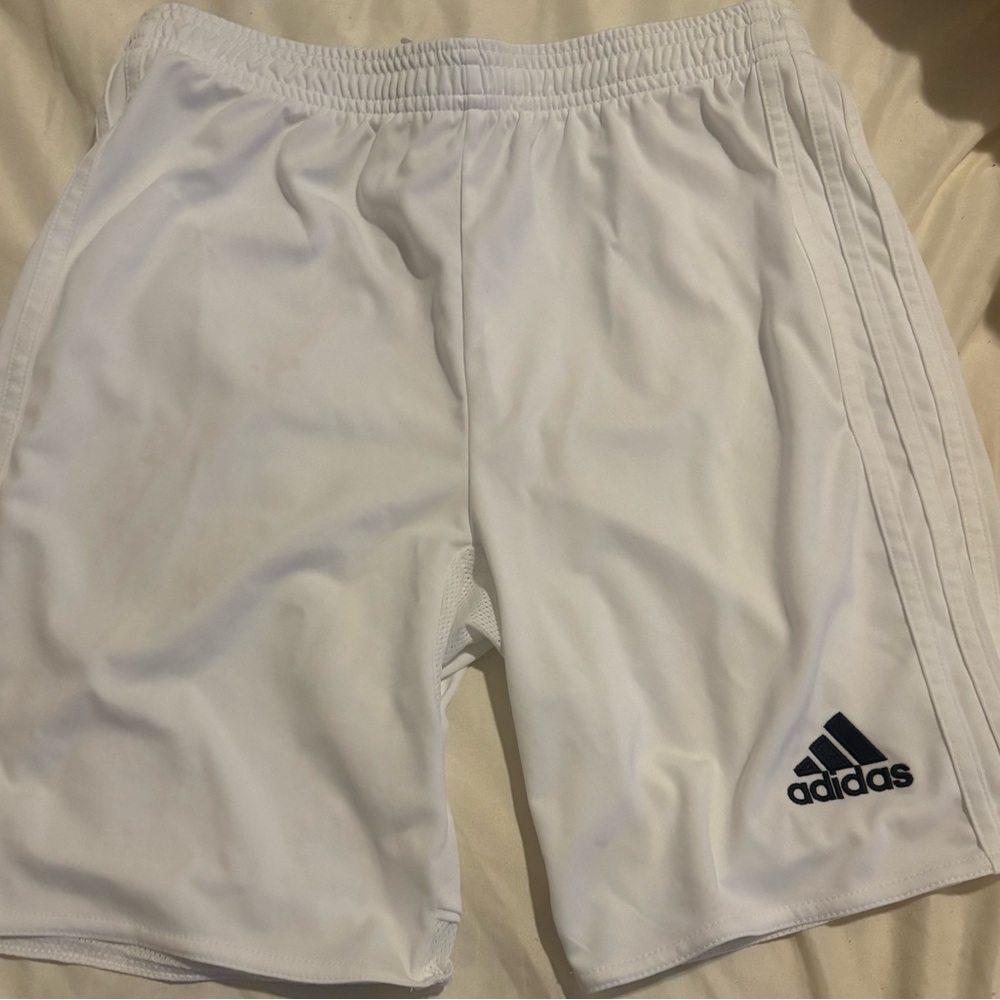 SOLD - Adidas White Shorts